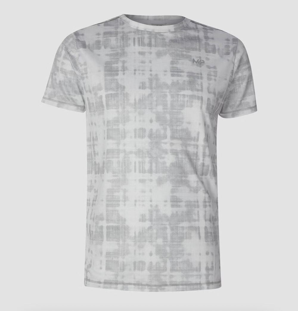 MP Men's Training Grid T-Shirt White Size L